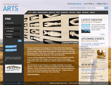 Tablet Screenshot of centralotagoarts.com